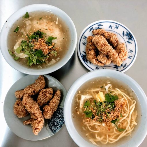 台中-清水-福利米麩食品行 沙拉麵@田園生活