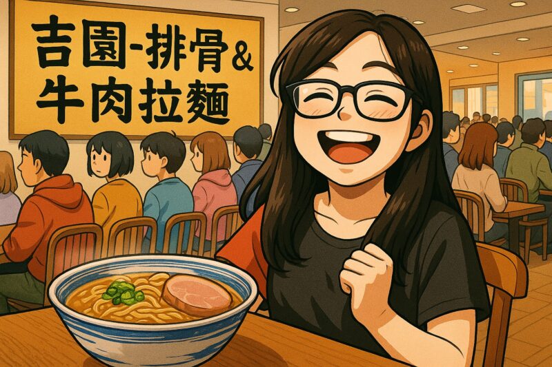 吉園排骨拉麵/牛肉拉麵-六合路上只營業中午的排隊麵店-高雄前金美食